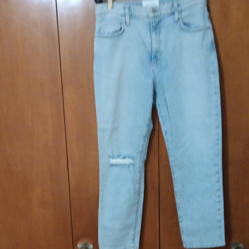 Light Blue Distressed Jeans